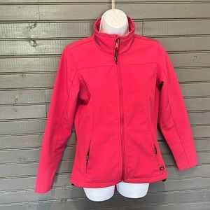 Pink Dickies waterproof jacket size XS